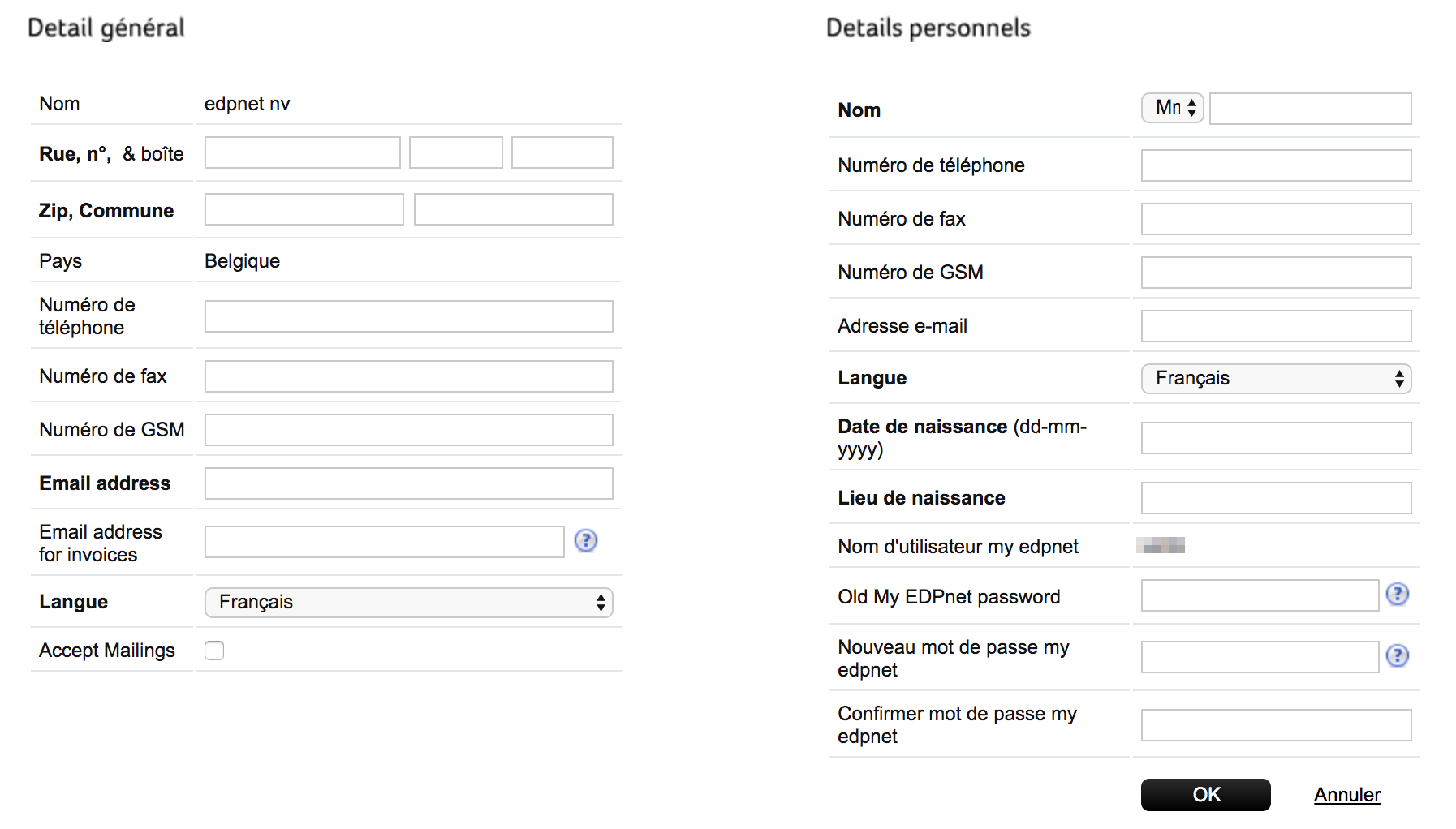 Comment retrouver ou modifier mes coordonnées dans my edpnet Comment retrouver ou modifier mes coordonnées dans my edpnet